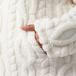 32 Degrees Women's Cable Sherpa Pullover