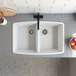 Appollo Vivienne 33 in. Double Bowl Granite Kitchen Sink