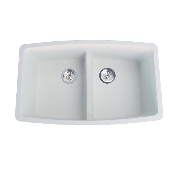 Appollo Vivienne 33 in. Double Bowl Granite Kitchen Sink