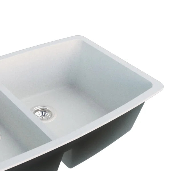 Appollo Vivienne 33 in. Double Bowl Granite Kitchen Sink