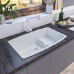 Appollo Monique 32 in. Single Bowl Granite Kitchen Sink