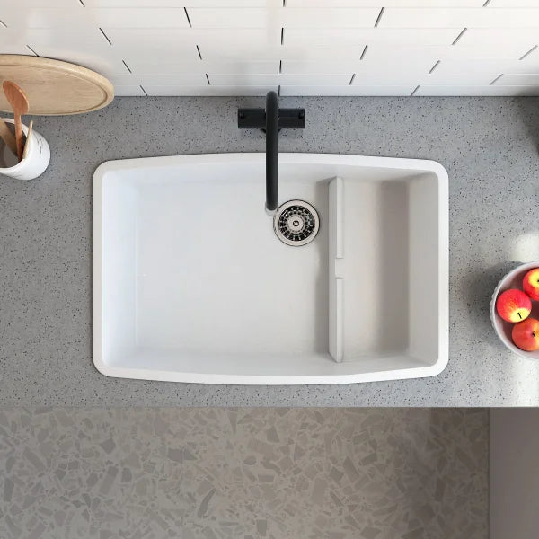 Appollo Monique 32 in. Single Bowl Granite Kitchen Sink