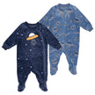 Pekkle Kids Fleece Sleeper, 2-pack