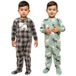 Pekkle Kids Fleece Sleeper, 2-pack - Green