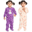 Pekkle Kids Fleece Sleeper, 2-pack - Purple