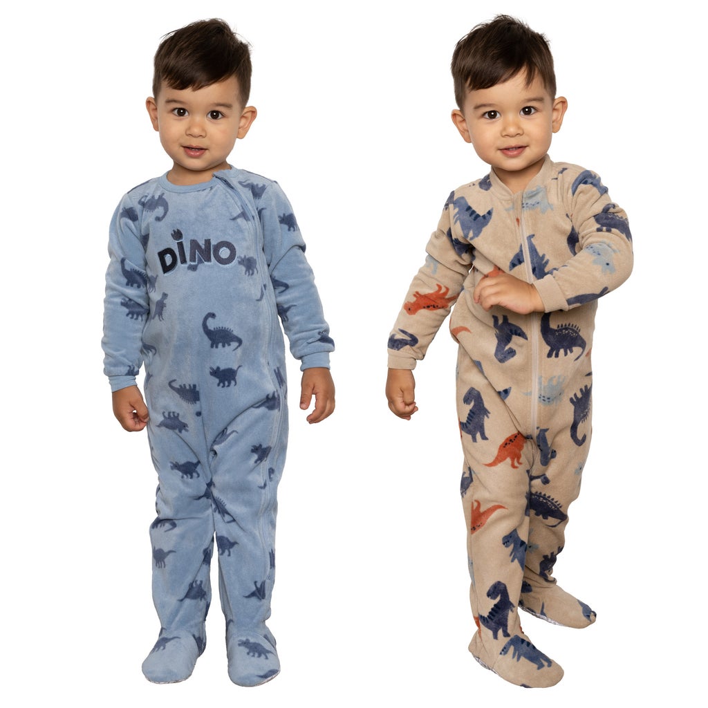 Pekkle Kids Fleece Sleeper, 2-pack - Tan