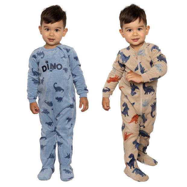 Pekkle Kids Fleece Sleeper, 2-pack - Tan