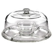 Maison Neuve Vetrina 6-in-1 Italian Glass Cake Stand with Dome