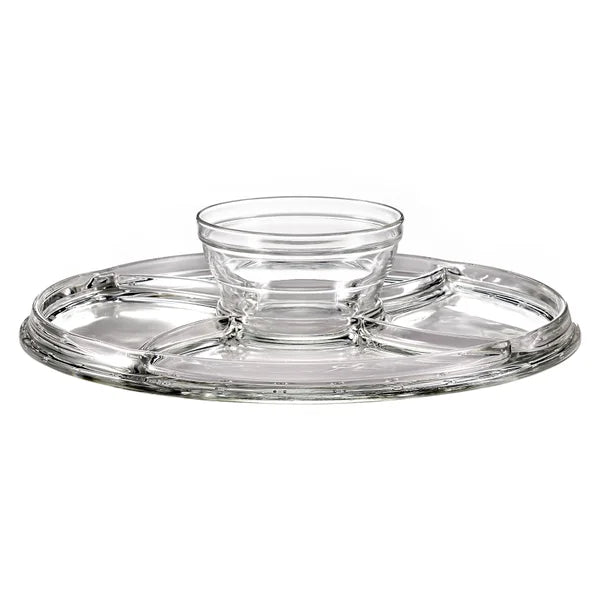 Maison Neuve Vetrina 6-in-1 Italian Glass Cake Stand with Dome