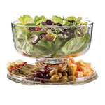 Maison Neuve Vetrina 6-in-1 Italian Glass Cake Stand with Dome