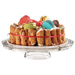 Maison Neuve Vetrina 6-in-1 Italian Glass Cake Stand with Dome