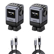 Ugreen Uno 100 W Robot GaN Charger With 100 W USB-C to USB-C Cable Bundle
