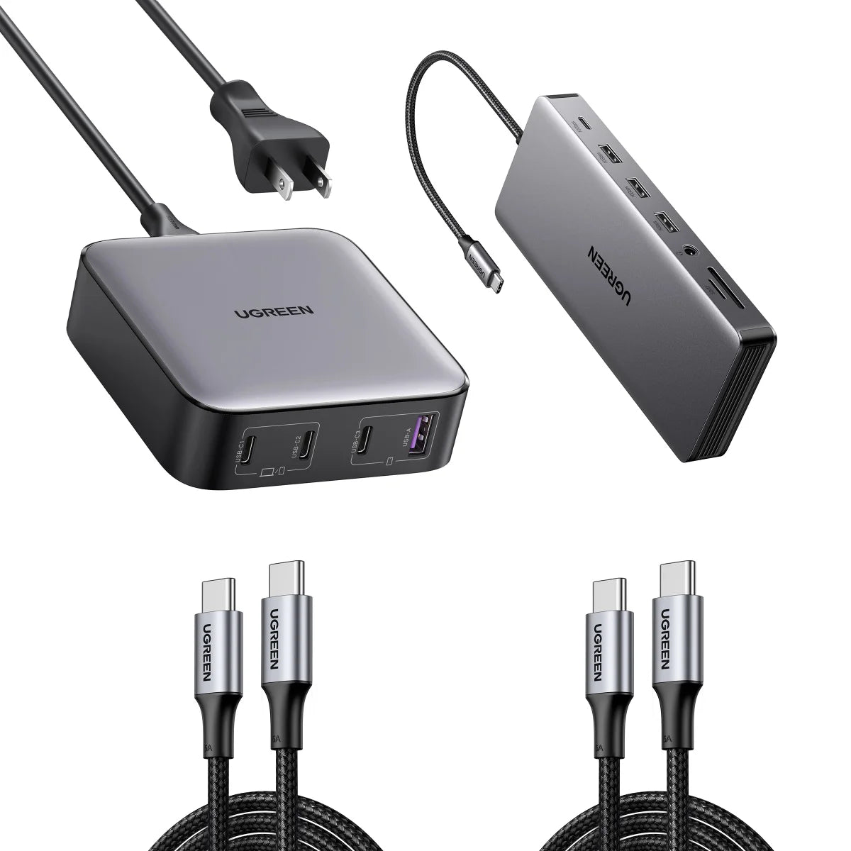 Ugreen Nexode 100 W Desktop Fast Charger with RevodokPro 13-in-1 Docking