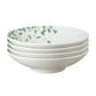 Denby Carved Deco Pasta Bowls, 4-pieces