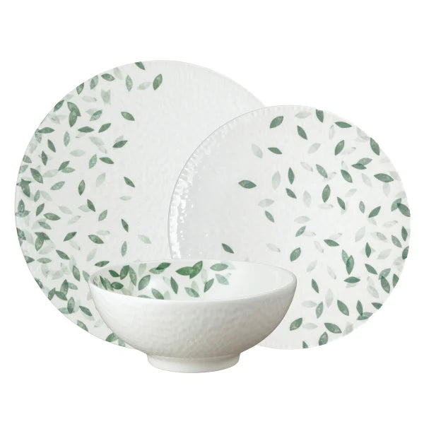 Denby Carved Deco Dinnerware Set, 12-pieces