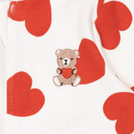 Pekkle Infant Organic Cotton Valentine's Day Sleeper, 3-pack