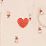 Pekkle Infant Organic Cotton Valentine's Day Sleeper, 3-pack