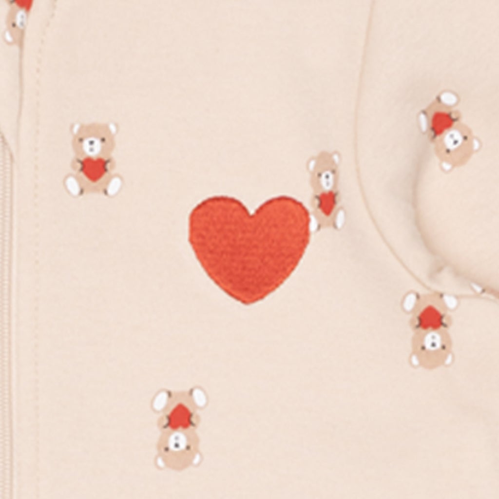 Pekkle Infant Organic Cotton Valentine's Day Sleeper, 3-pack