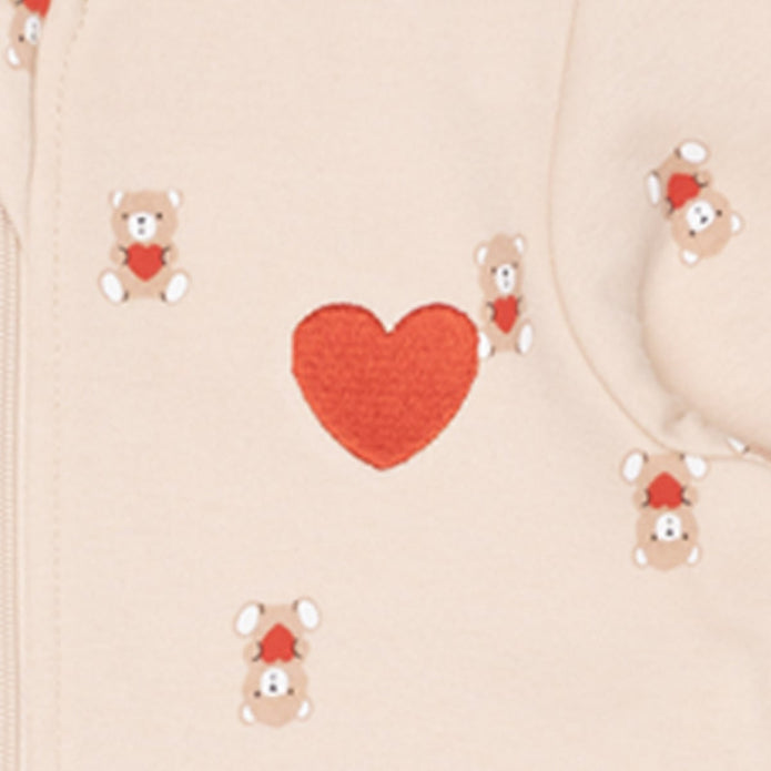 Pekkle Infant Organic Cotton Valentine's Day Sleeper, 3-pack
