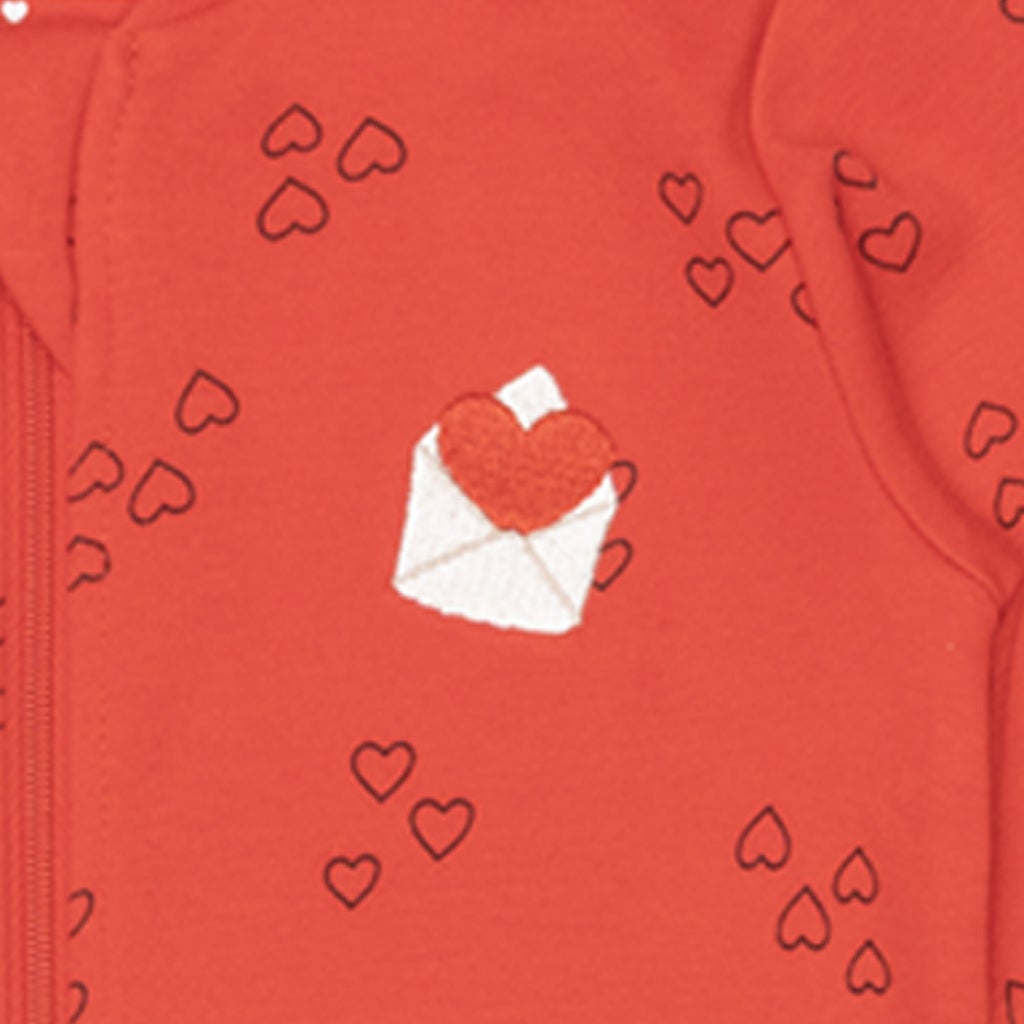 Pekkle Infant Organic Cotton Valentine's Day Sleeper, 3-pack