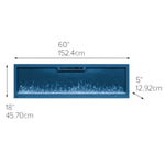 Napoleon 152.4 cm (60 in)  Electric Wallmount Fireplace