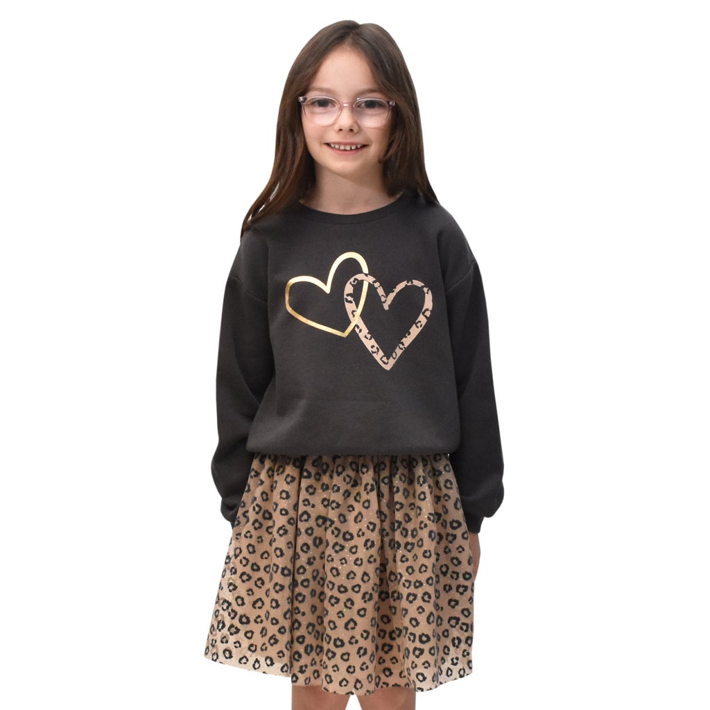 Happy Kids Girls Popover and Mesh Skirt - Multi-Coloured