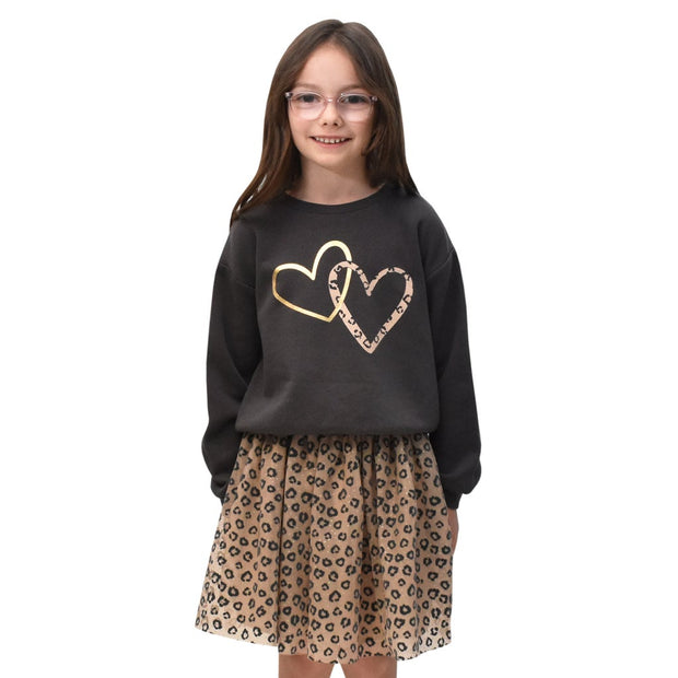 Happy Kids Girls Popover and Mesh Skirt - Multi-Coloured