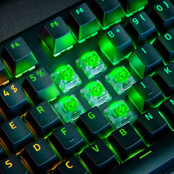 Razer Blackwidow V4 Pro Mechanical Gaming PC Keyboard (Green Switch)