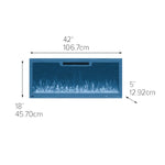 Napoleon 106.7 cm (42 in) Electric Wallmount Fireplace