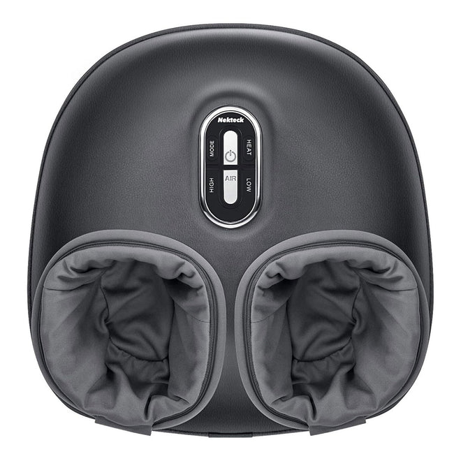 Nekteck Shiatsu Foot Massager with Heat and Deep Kneading Air Compression