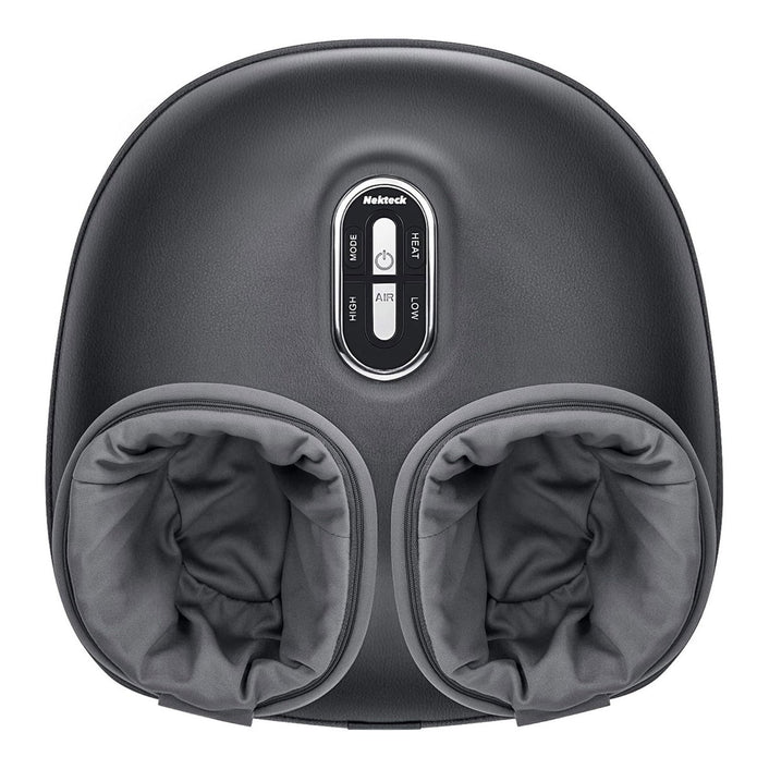 Nekteck Shiatsu Foot Massager with Heat and Deep Kneading Air Compression