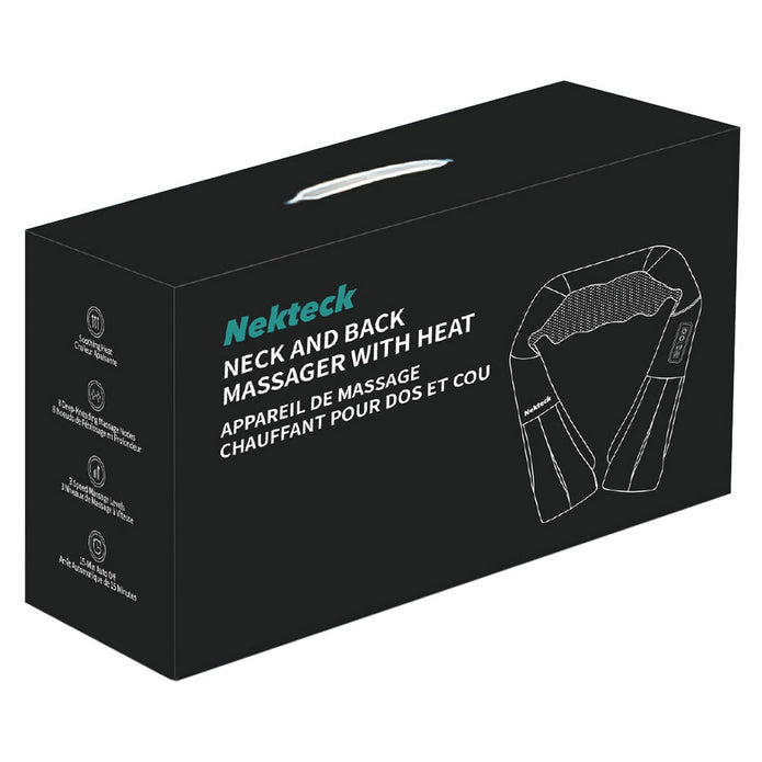 Nekteck Neck and Back Massager with Heat