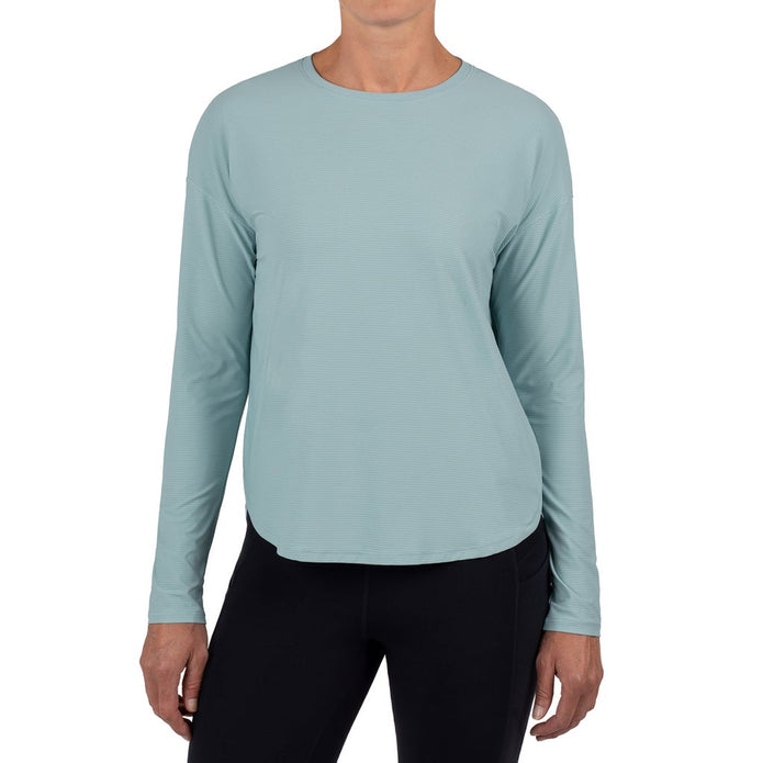Tuff Athletics Women’s Long Sleeve Active Top - Blue