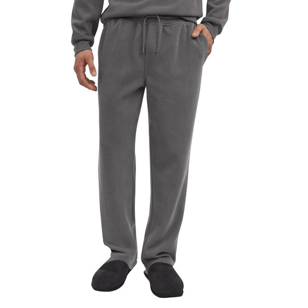 Eddie Bauer Men's Textured Knit Lounge Pant - Grey