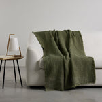 House & Home by Lynda Reeves European Collection - Cotton Waffle Throw