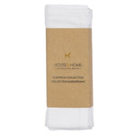 House & Home by Lynda Reeves European Collection - Cotton Linen Napkin Set, 4-piece
