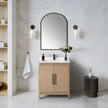 OVE Decors Kiara Vanity in Sahara Birch Finish with Quartz Countertop