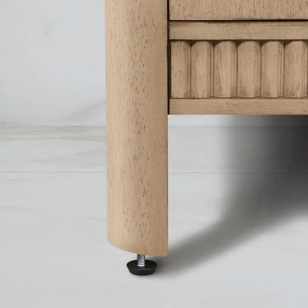 OVE Decors Kiara Vanity in Sahara Birch Finish with Quartz Countertop