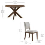 Bayside Furnishings Amelia 5-piece Dining Set