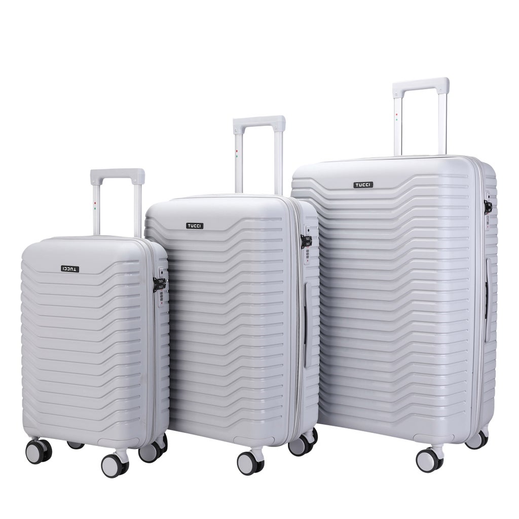 Tucci Presa Di Ferro - 3-piece Hardside Expandable Spinner Luggage Set