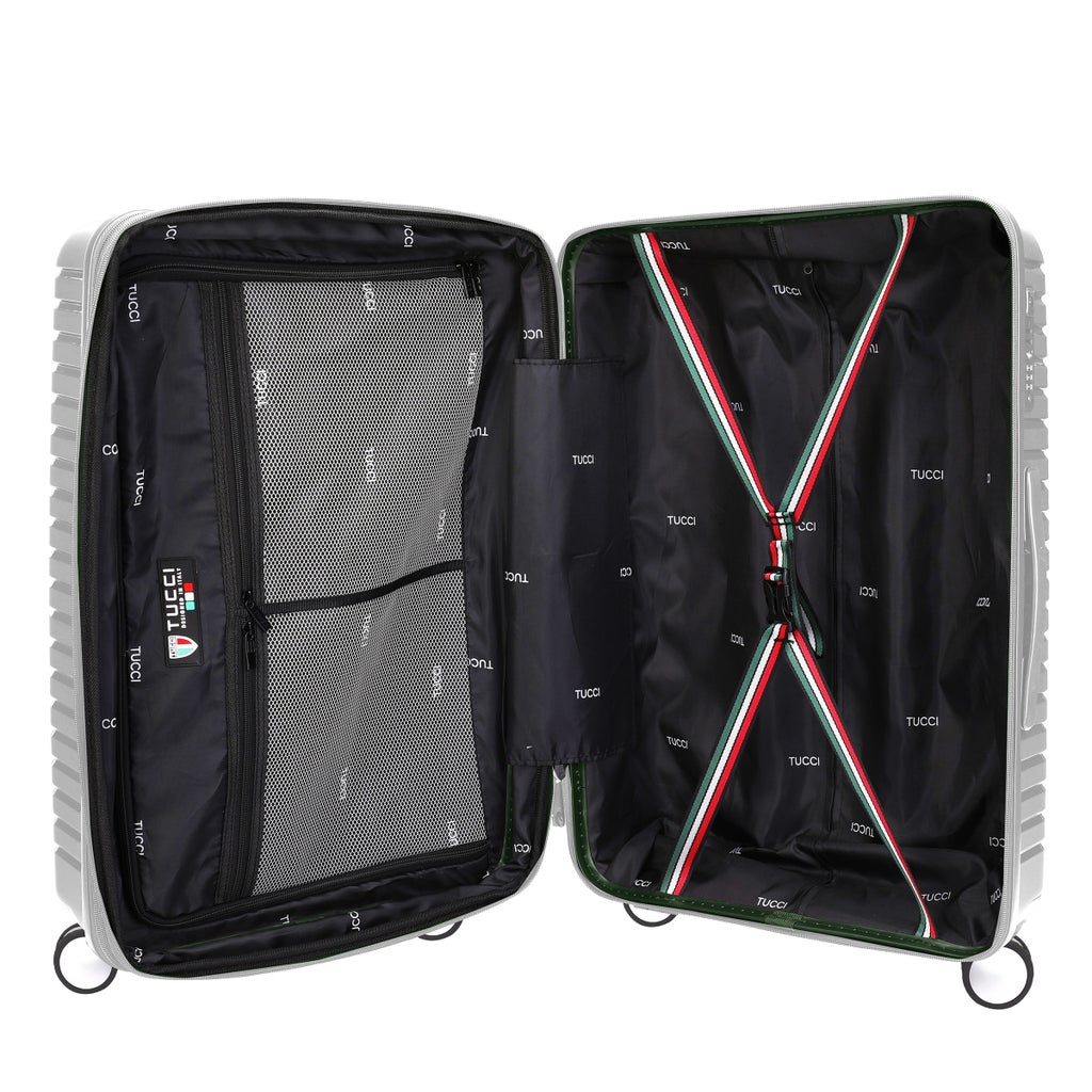 Tucci Presa Di Ferro - 3-piece Hardside Expandable Spinner Luggage Set