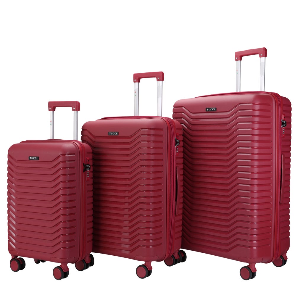 Tucci Presa Di Ferro - 3-piece Hardside Expandable Spinner Luggage Set