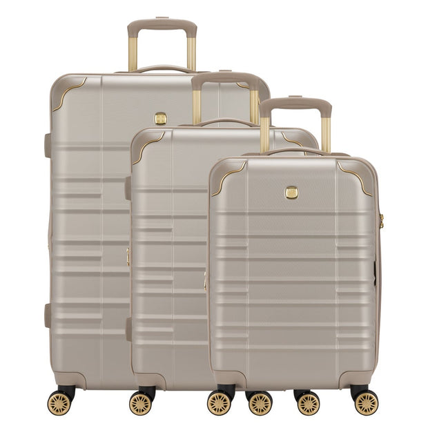 Swissgear 3-Piece Hardside Spinner Luggage Set - Light Gold