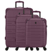 Swissgear 3-Piece Hardside Spinner Luggage Set - Purple