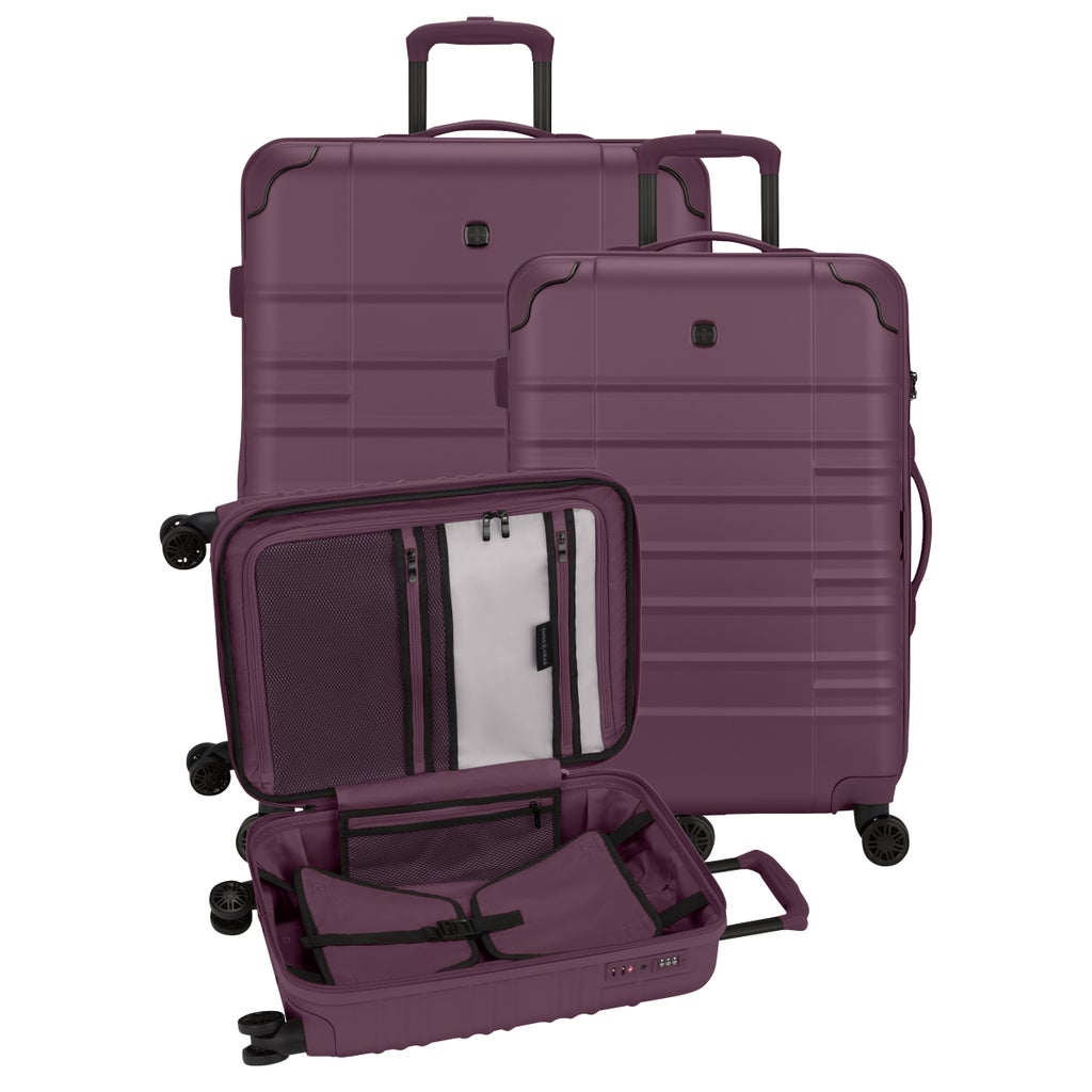 Swissgear 3-Piece Hardside Spinner Luggage Set