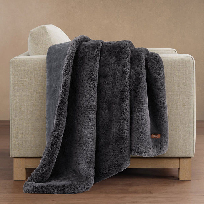 Frye Luxe Faux Fur Throw