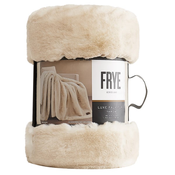 Frye Luxe Faux Fur Throw