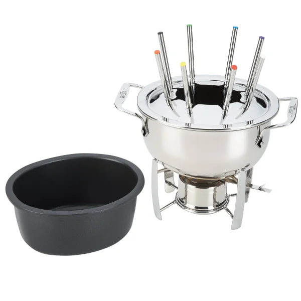 All-Clad Stainless Steel Fondue Set, 13-piece