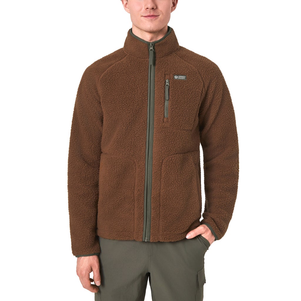 Mondetta Men’s Fleece Lined Jacket - Brown