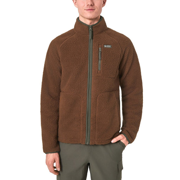 Mondetta Men’s Fleece Lined Jacket - Brown